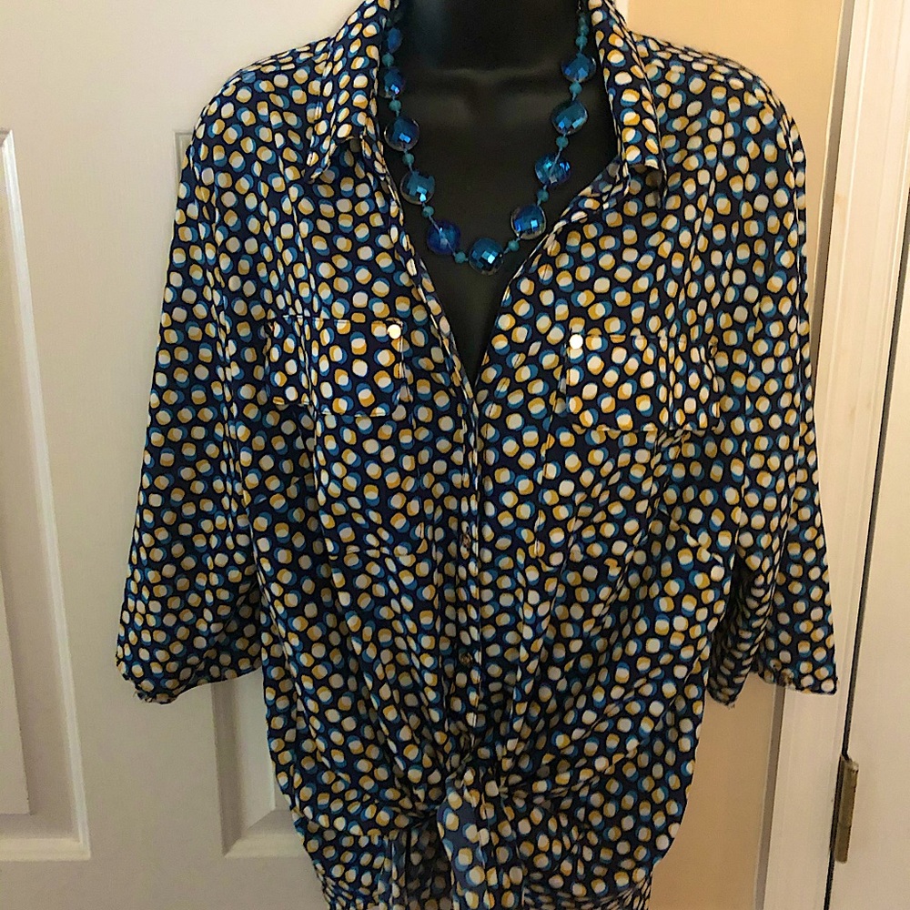 Button Down Blouse - image 1